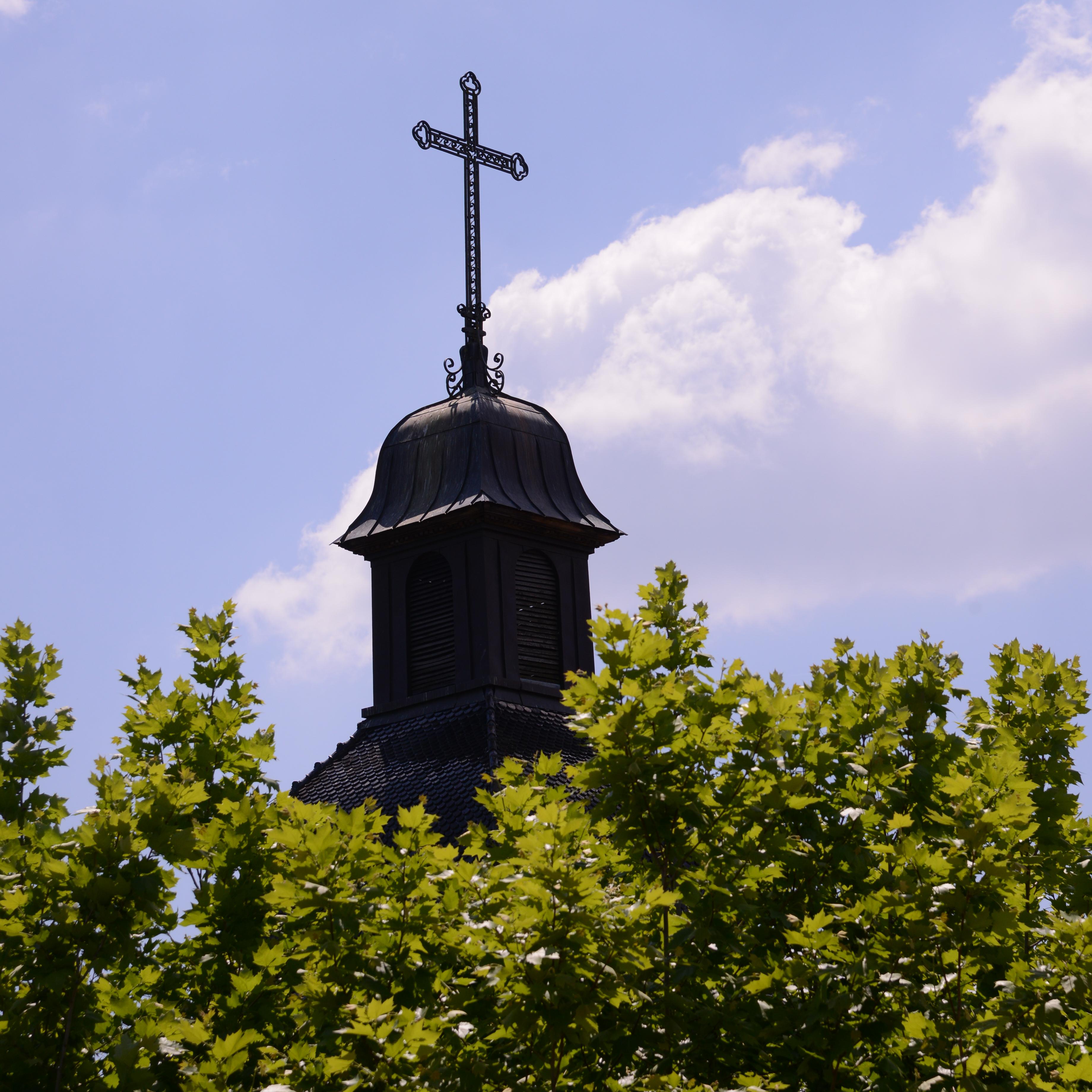 clocher abbaye pradines